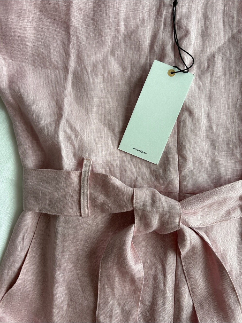 Linen Romper by RIVET UTILITY - Picture 4 of 12